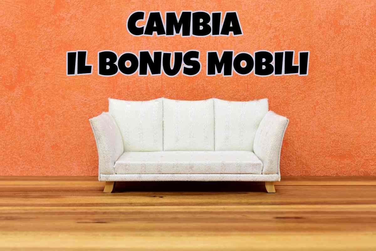 Ridotto il bonus mobili