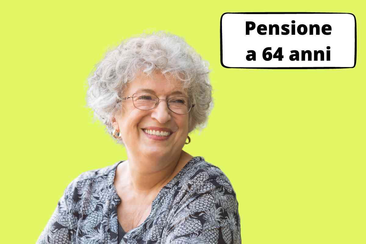 pensione a 64 anni con quota 84