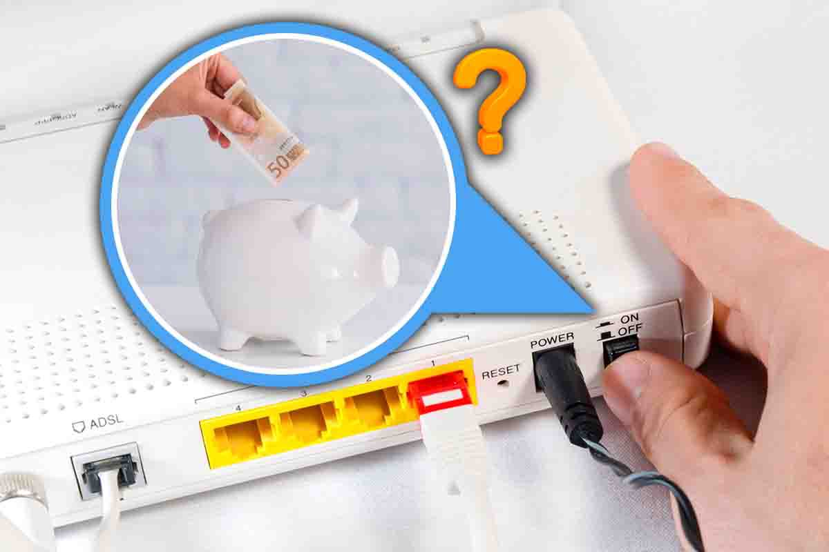 Spegnere il router fa risparmiare?