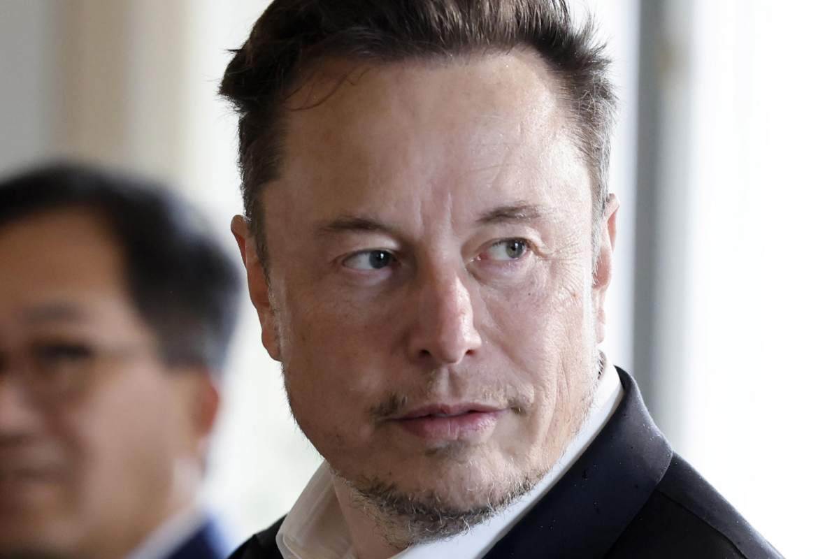 Elon Musk patrimonio crollato