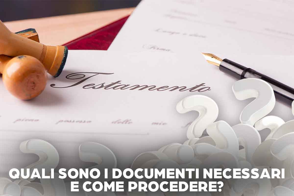 documenti per eredità e successione