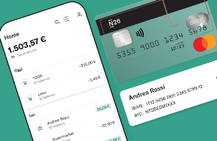 N26, l'applicazione della banca omonima, è ottima per tenere traccia dei propri risparmi